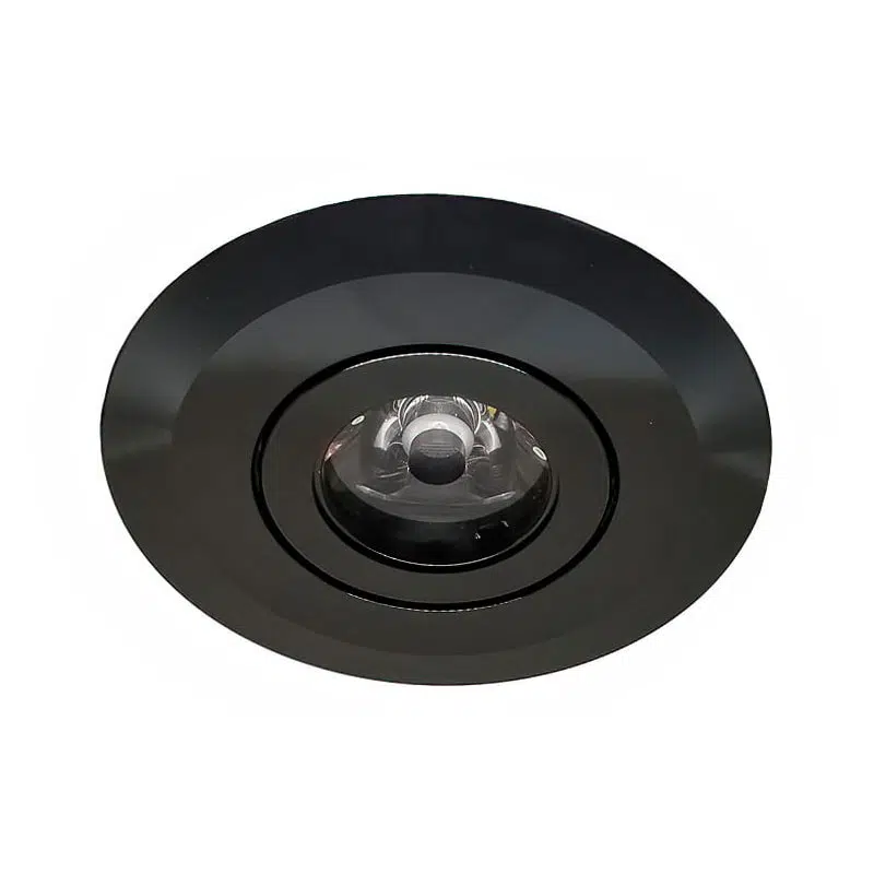 [PM70] GANTOM - Boîtier d'encastrement downlight pour projecteurs GANTOM 60mm - One et Seven - Finition noire