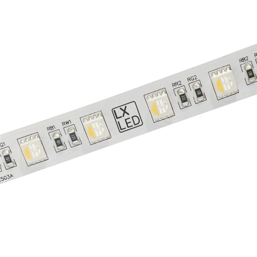 LX LED - Ruban LED - RVBW - Blanc 4000K - 60 Led/m - 80W - 12V  - 5m