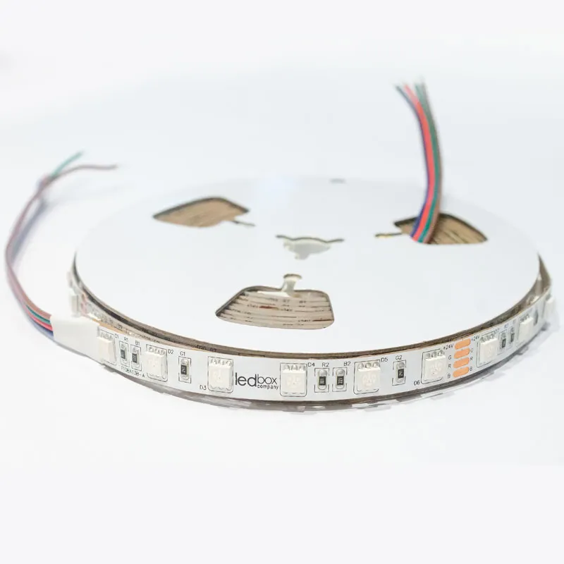[R-RVB-60L-24V] LX LED - Ruban LED - RVB - 60 Led/m - 72W - IP20 - Premium -  5m/rouleau