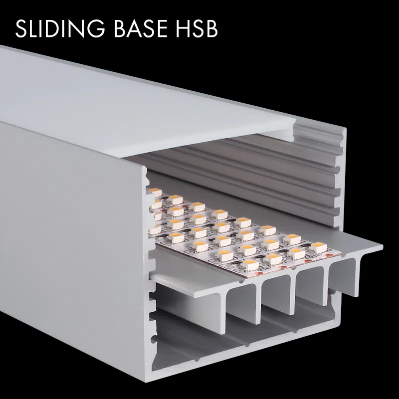 PROLED 2026 - Contre-plaque aluminium - L-LINE - HSB - au mètre - Finition Alu
