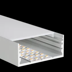 PROLED 2026 - Profilé alu - L-LINE LOW - 2 mètres - Finition Alu