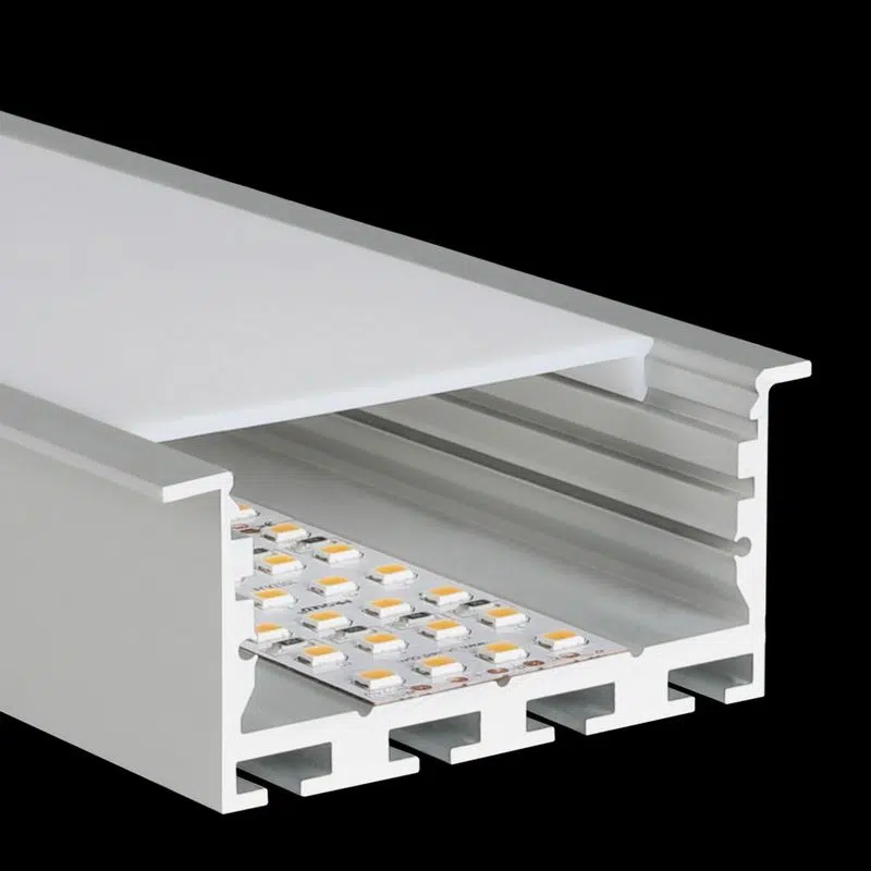 PROLED 2026 - Profilé alu - L-LINE REC 24 ST  - 2 mètres - Finition Alu
