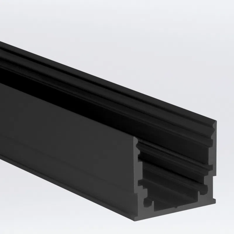 PROLED 2026 - Profilé alu - L-LINE Standard - 2 mètres - Finition Noire