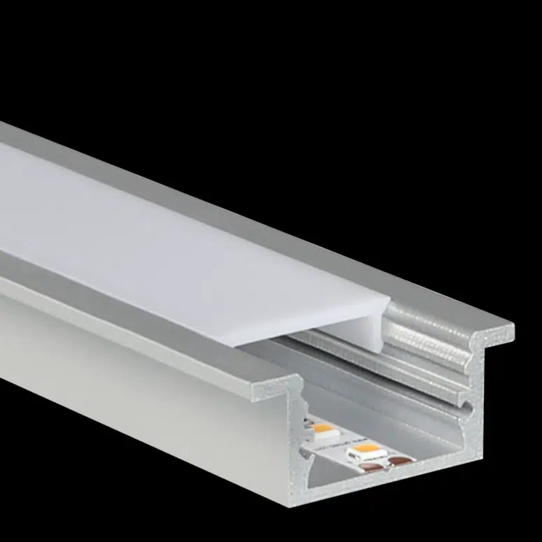 PROLED 2026 - Profilé alu - M-LINE REC 12 ST - 2 mètres - Finition Alu