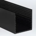 PROLED 2026 - Profilé alu - PS-LINE STANDARD- 2 mètres - Finition Noire