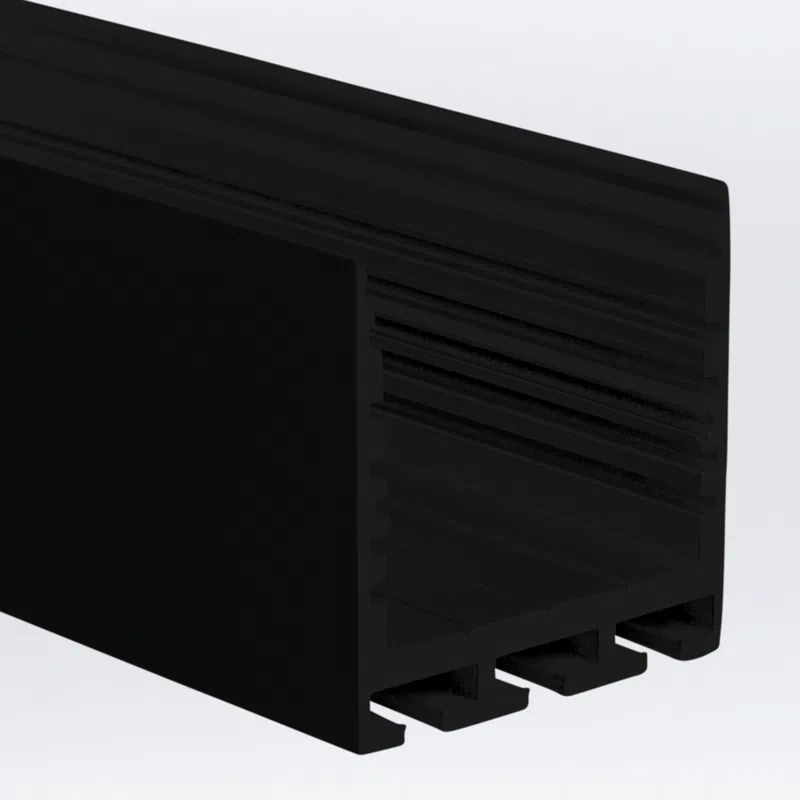 PROLED 2026 - Profilé alu - SQ-LINE STANDARD 24 - 2 mètres - Finition Noire