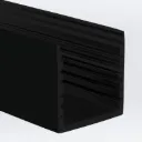 PROLED 2026 - Profilé alu - SQ-LINE STANDARD - 2 mètres - Finition Noire