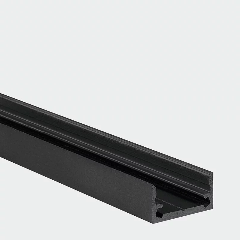PROLED 2026 - Profilé alu - SU-LINE Low - 2 mètres - Finition Noire
