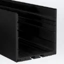 PROLED 2026 - Profilé alu - XL-LINE STANDARD - 2 mètres - Finition Noire