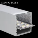 PROLED 2026 - Contre-plaque aluminium - SQ-LINE - B - 2 mètres - Finition Alu