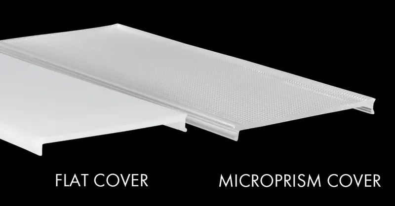 PROLED 2026 - Capot plastique - L-LINE - Plat Microprisme - 2 mètres