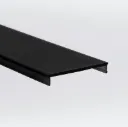 PROLED 2026 - Capot plastique - SQ-LINE - Plat Frost noir - 2 mètres