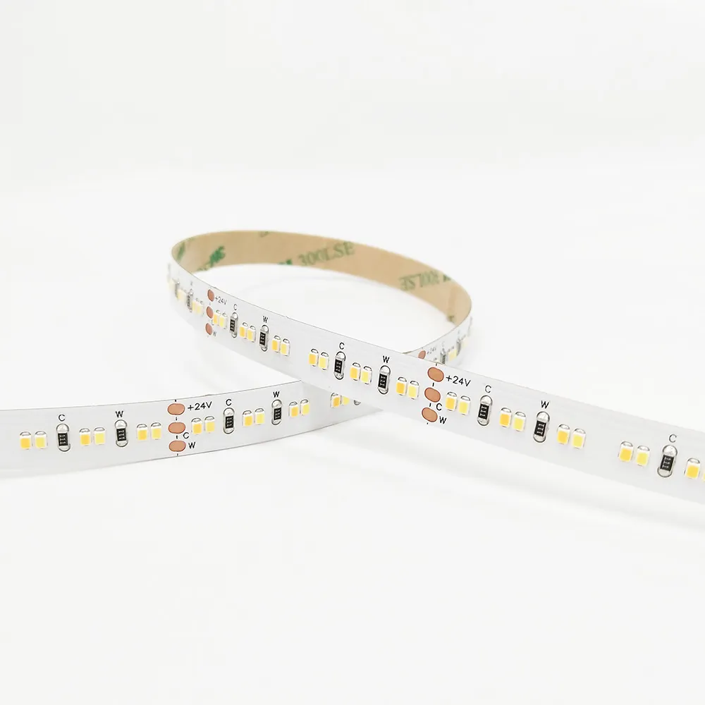 [R-W27W65-280L-IP-24V] LX LED - Ruban LED - Blanc Variable - 280 Led/m - 2700K à 6500K - Premium - 5m/rouleau